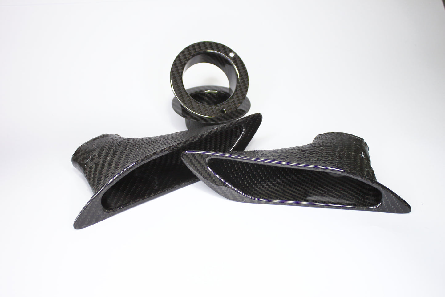 Carbon Fiber Front Bumper Brake Cooling Air Ducts for BMW F80 M3 / F82 M4