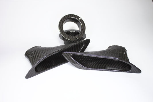 Carbon Fiber Front Bumper Brake Cooling Air Ducts for BMW F80 M3 / F82 M4