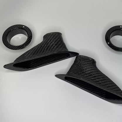 Carbon Fiber Front Bumper Brake Cooling Air Ducts for BMW F80 M3 / F82 M4